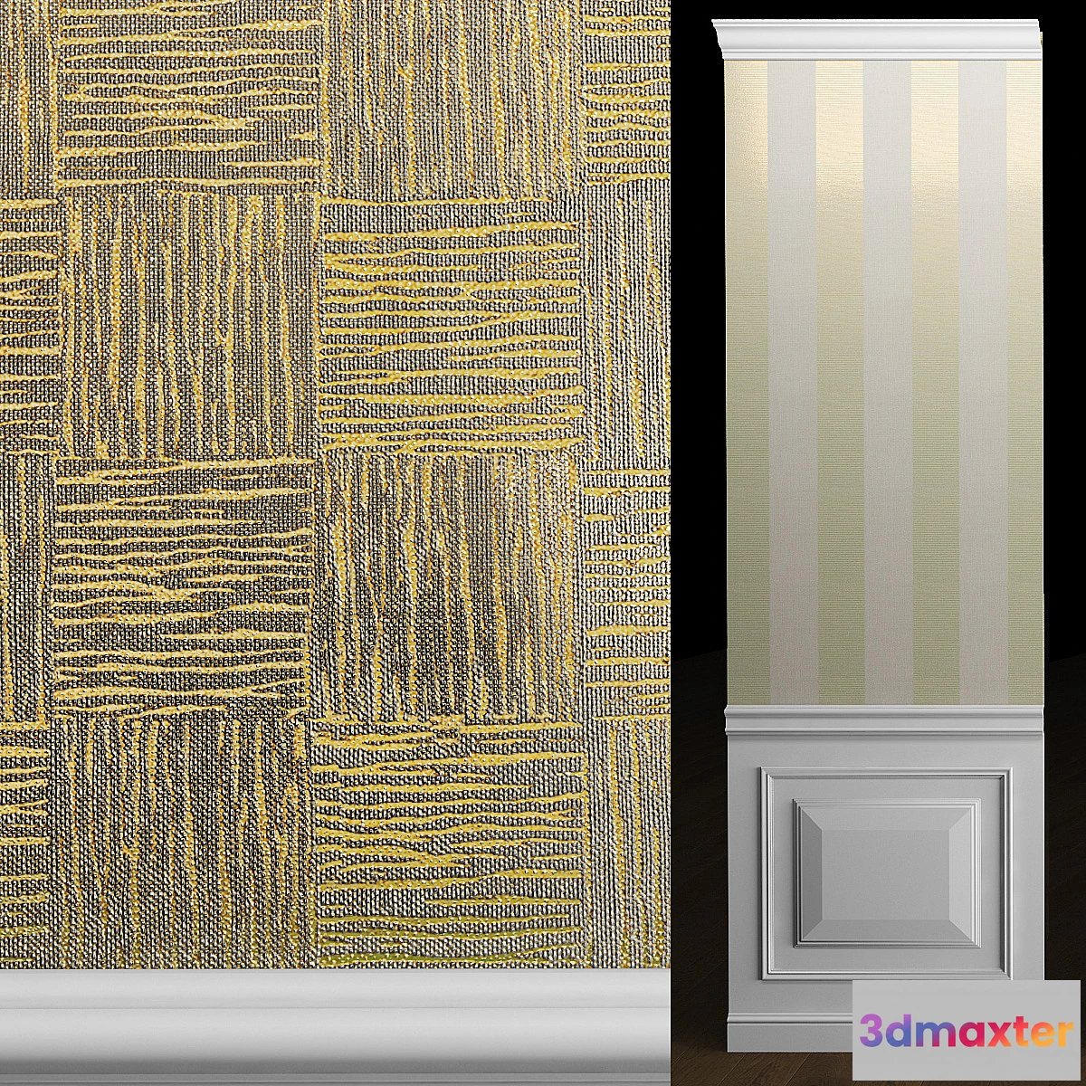 1326919 - Wallpaper Antoinette couture 3D Max