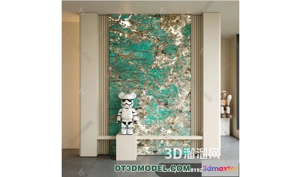 1358669 - Stone for Interior Decoration - 3DS Max Models - 022 3D Max