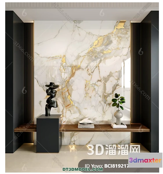 1390414 - Stone for Interior Decoration - 3DS Max Models - 001 3D Max