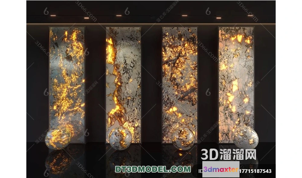 1390472 - Stone for Interior Decoration - 3DS Max Models - 002 3D Max