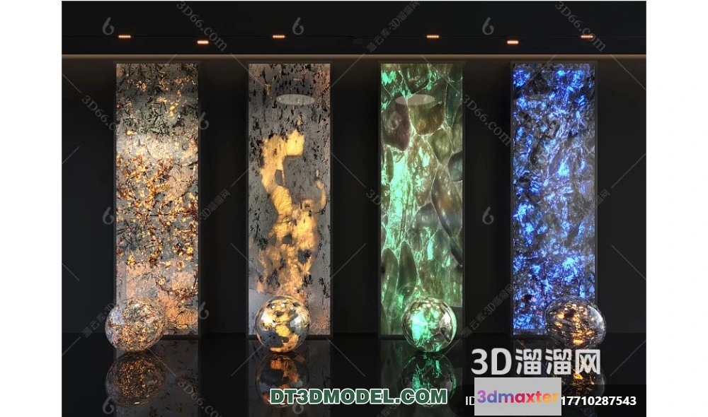 1390540 - Stone for Interior Decoration - 3DS Max Models - 003 3D Max