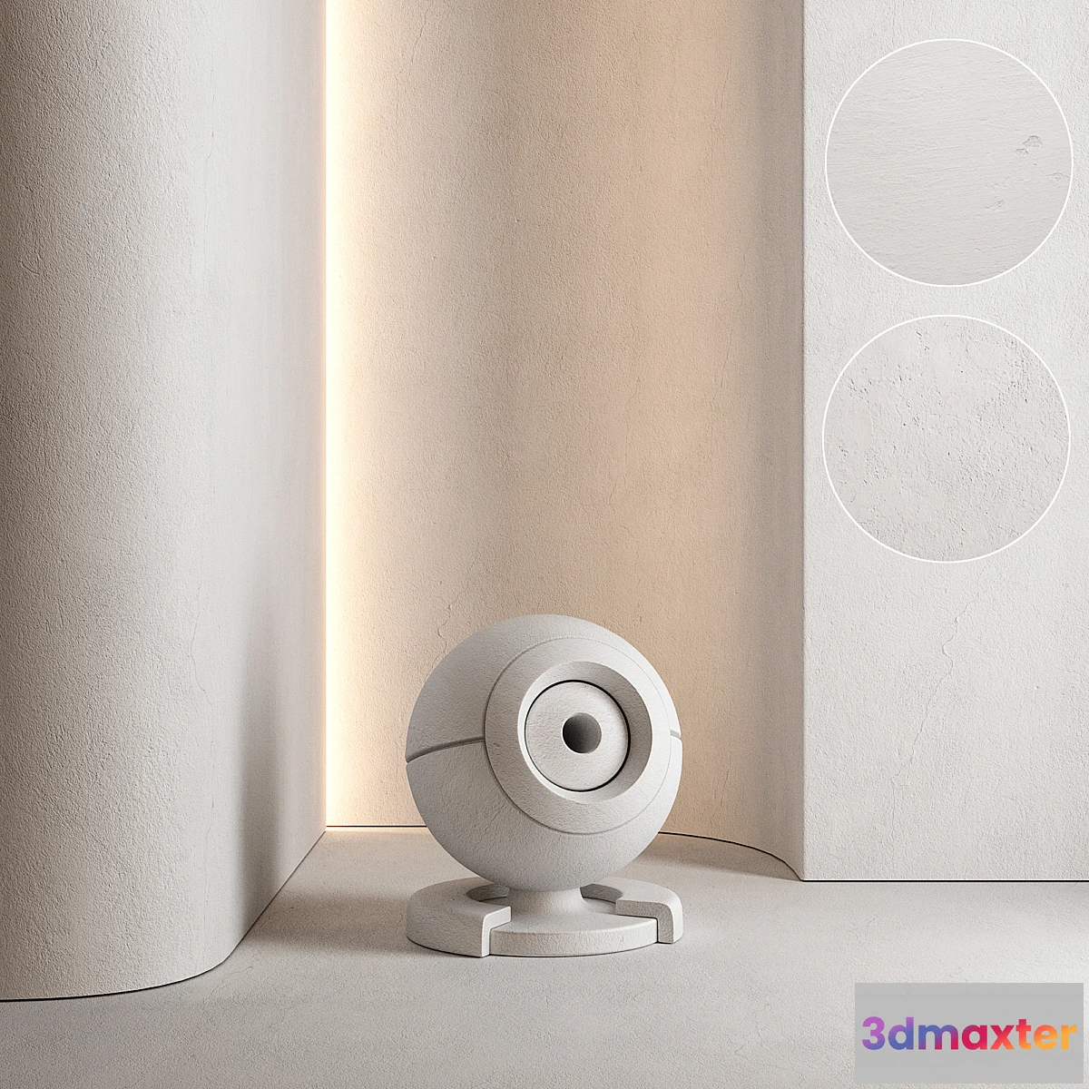 1397718 - White Wall Plaster and Stucco 3D Max