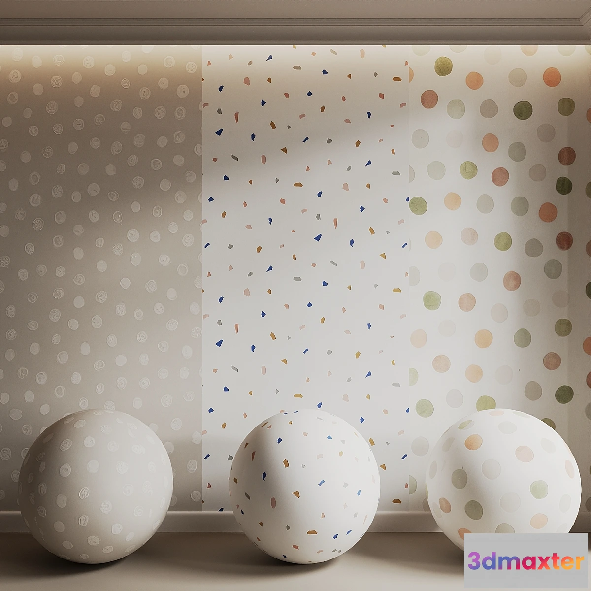 1399464 - Neutral Childrens Wallpaper Set 2 3D Max