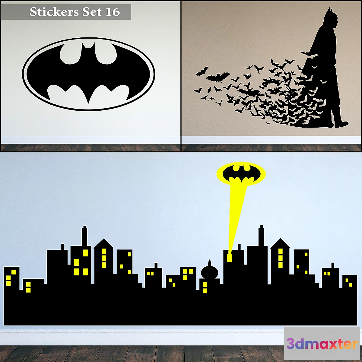 1405182 - Stickers Set 16 3D Max