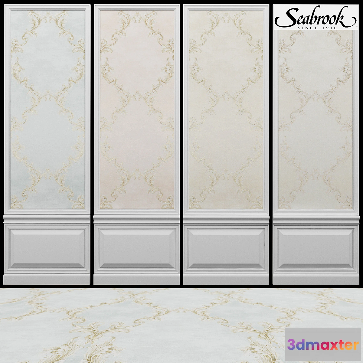 1415626 - Seabrook Damask Folio-3 3D Max