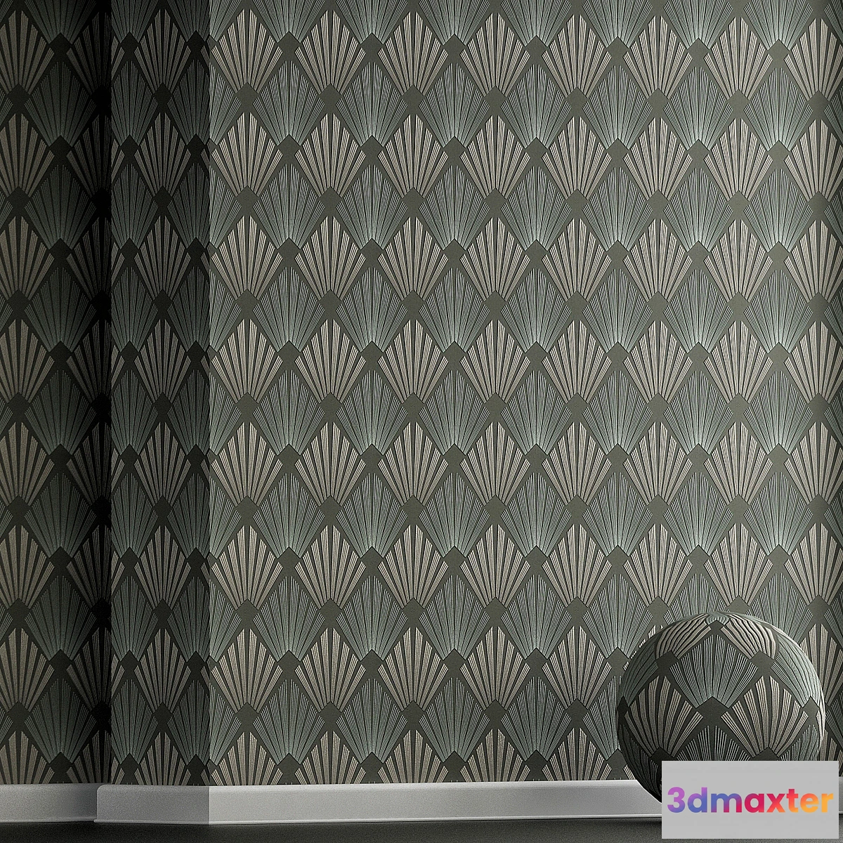 1452734 - Beautiful wallpaper for the walls №1 3D Max