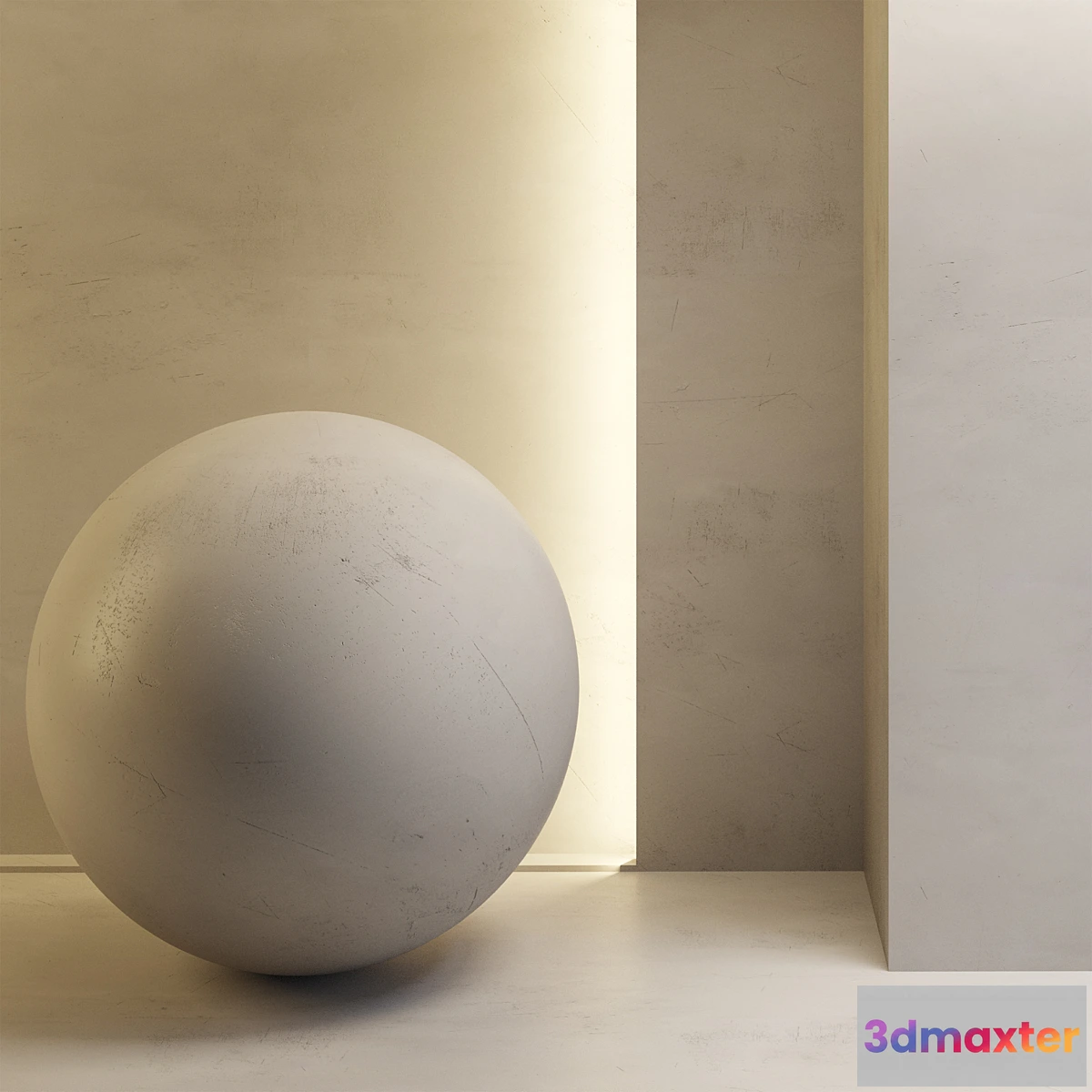 1466924 - Wall light plaster 3D Max