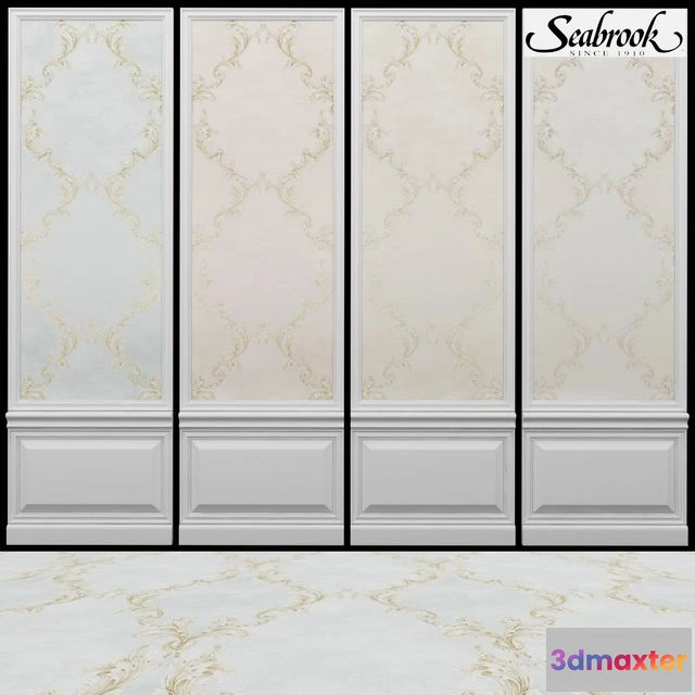 1538900 - Seabrook Damask Folio-3 3D Max