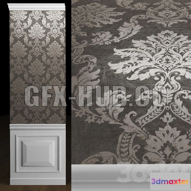 1556793 - Wallpaper Persian chic Grandeco part 2 3D Max