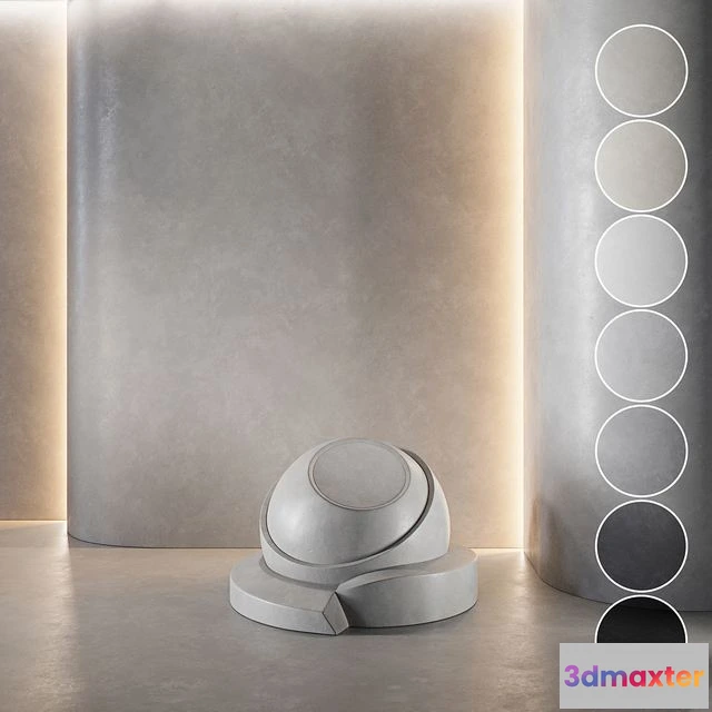 1561627 - Concrete set (seamless) 33 3D Max