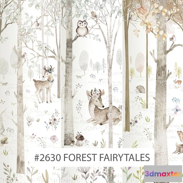 1565370 - Creativille wallpapers 2630 Forest Fairytales 3D Max
