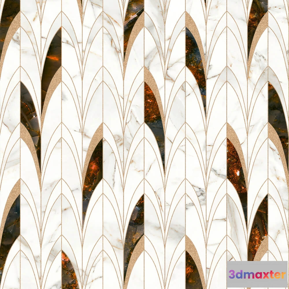 1674953 - Alumoart - Interior panel Blossom 3D Max