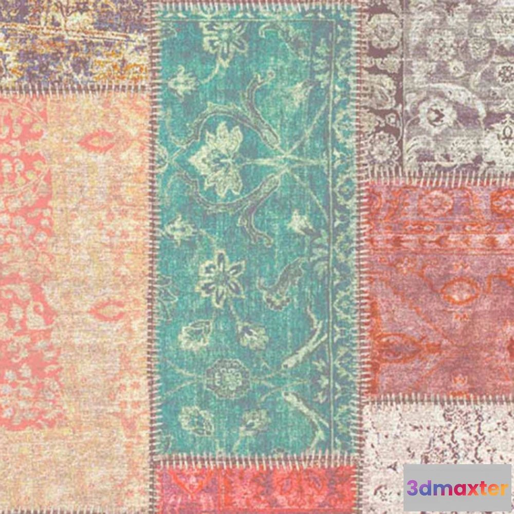 1675049 - Apavisa  - Red Natural Tappeto 3D Max