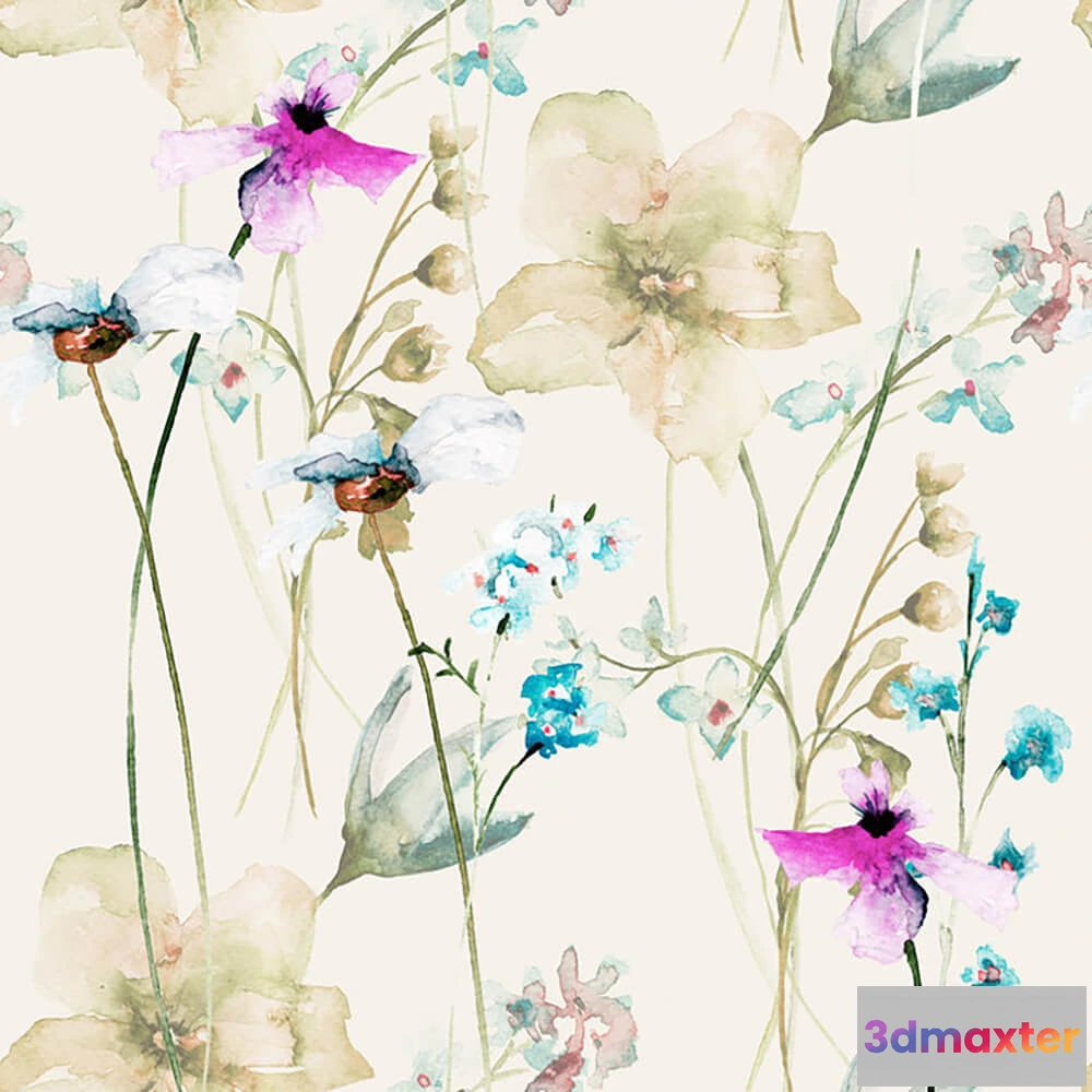 1675177 - Architects Paper - Wallpaper Floral scent 3D Max