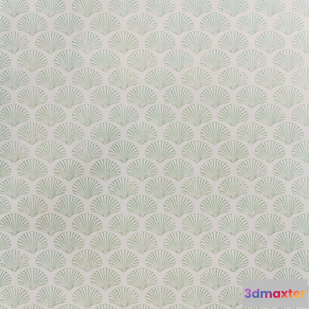 1675215 - Barneby Gates - Wallpaper Scallop Shell 3D Max