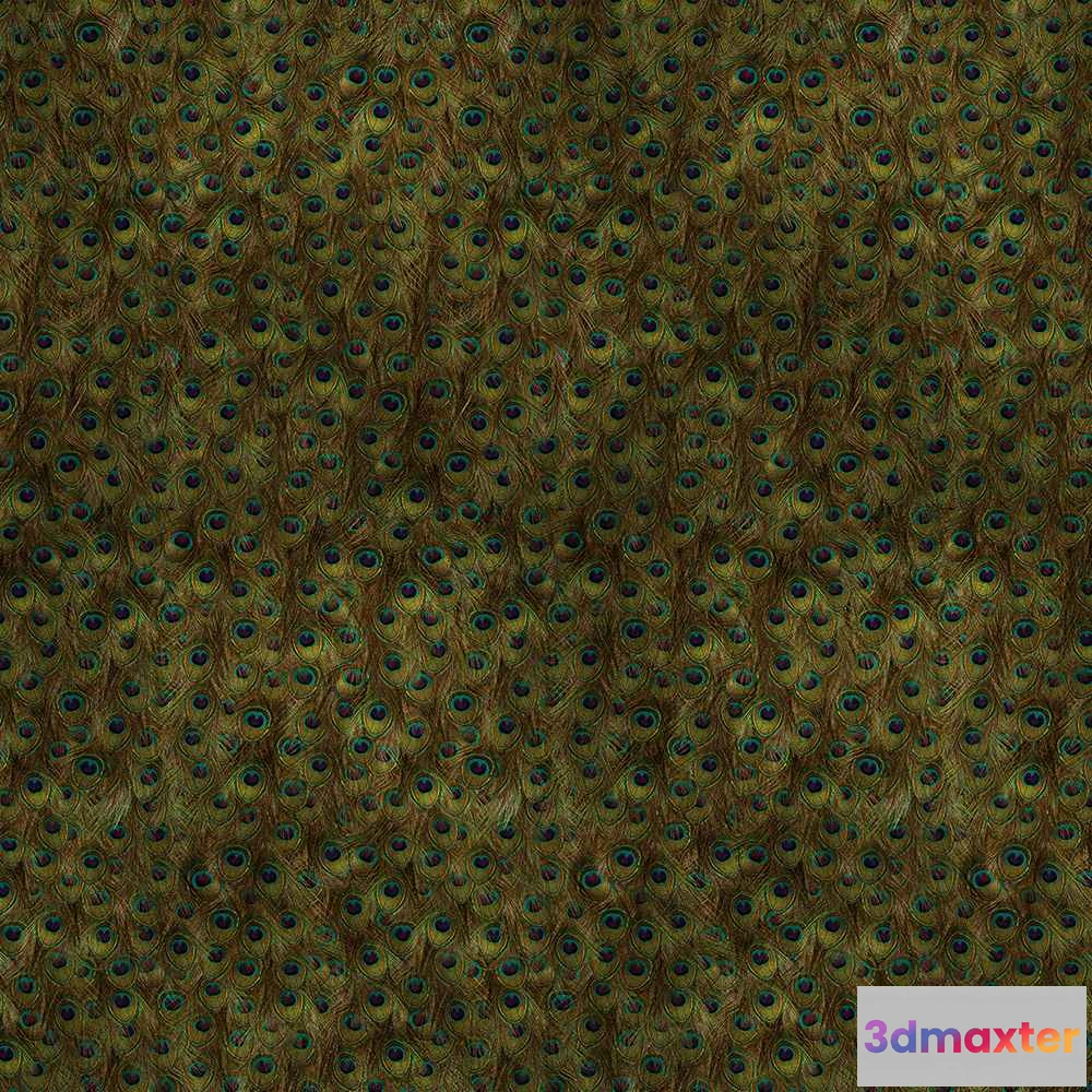 1675249 - Coordonné - Wallpaper Peafowl 3D Max