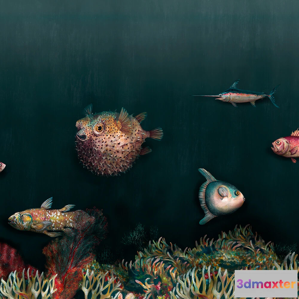 1675255 - Coordonné - Wallpaper Deep Ocean 3D Max