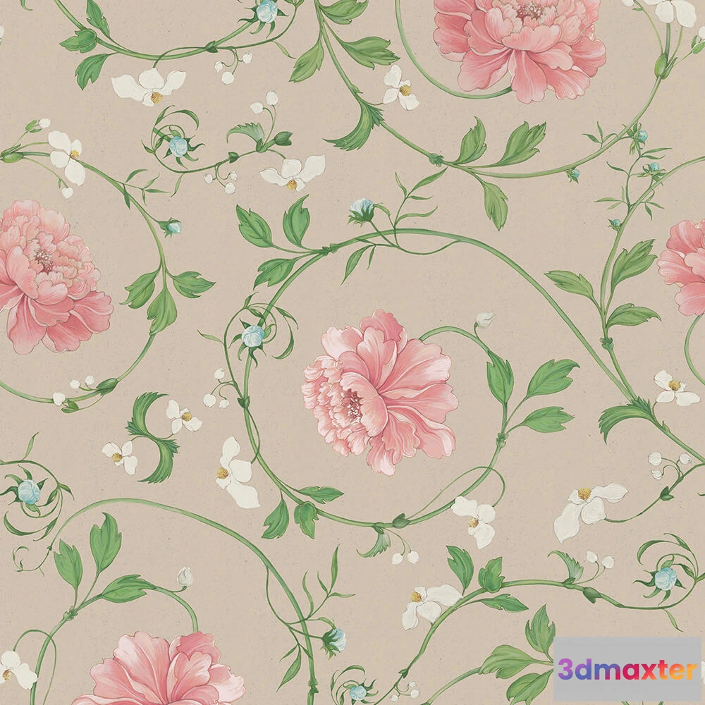 1675283 - Coordonné - Wallpaper Mirabelle 3D Max