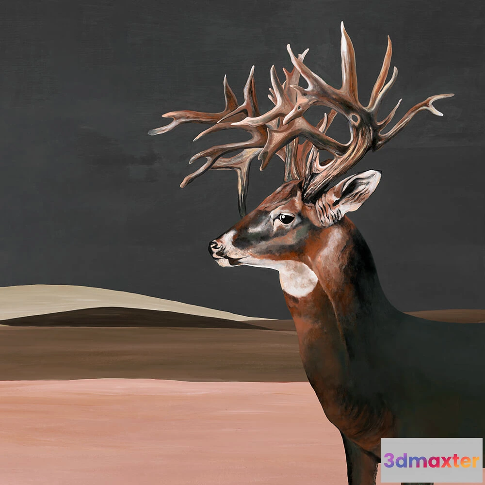 1675297 - Coordonné - Wallpaper Great Deer 3D Max