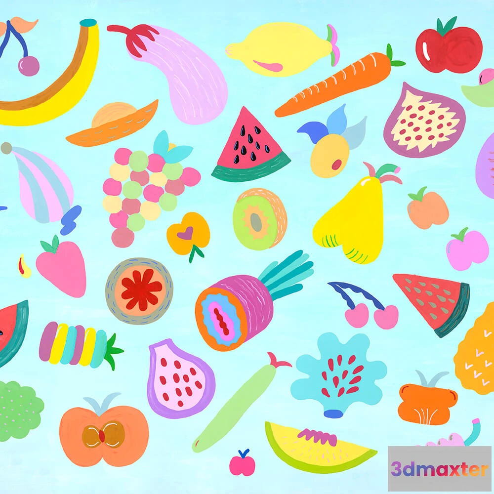 1675301 - Coordonné - Wallpaper Sabor Mediterráneo 3D Max