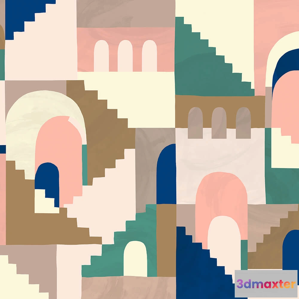 1675307 - Coordonné - Wallpaper Architopie 3D Max