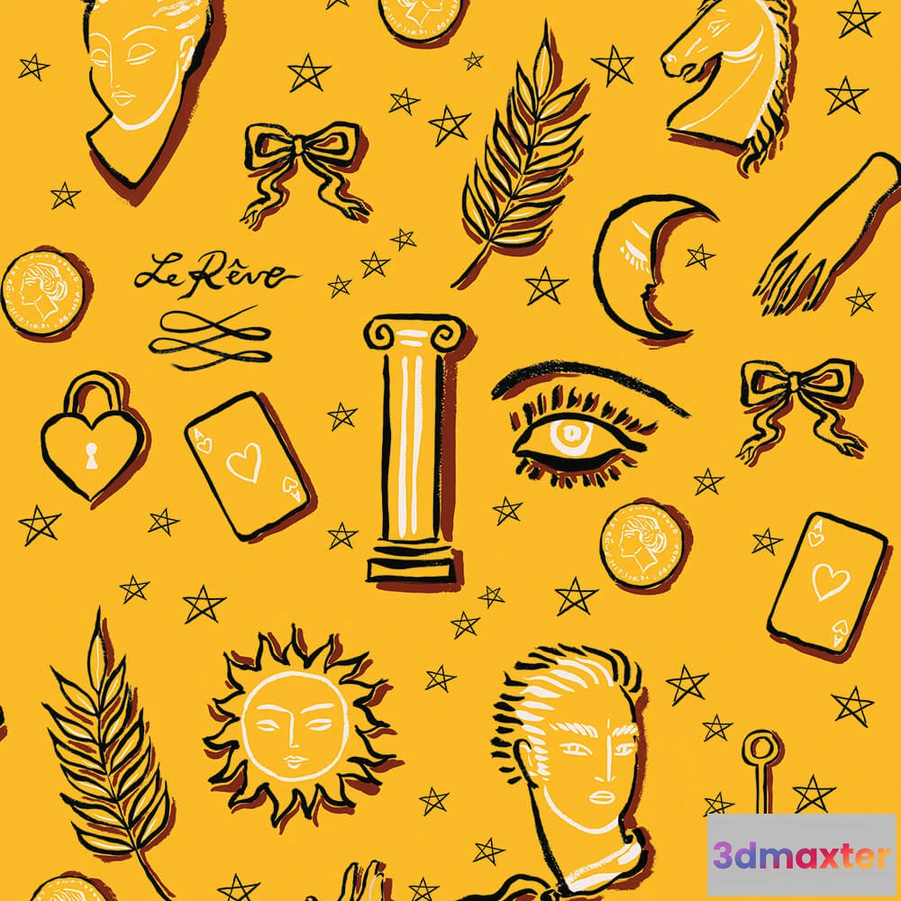 1675315 - Coordonné - Wallpaper Le Rêve 3D Max