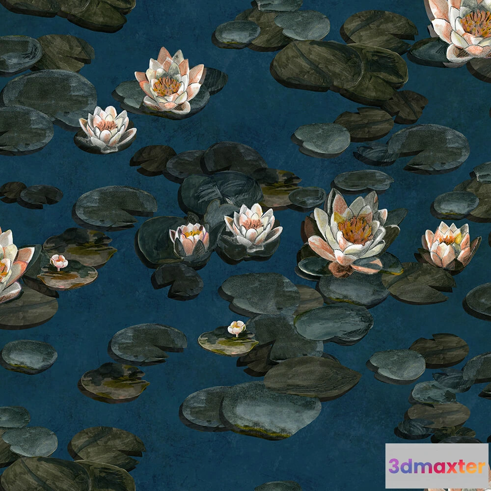 1675367 - Coordonné - Wallpaper Nenúfares 3D Max