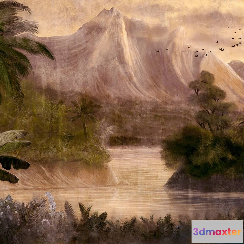 1675397 - Coordonné - Wallpaper Kodo 3D Max