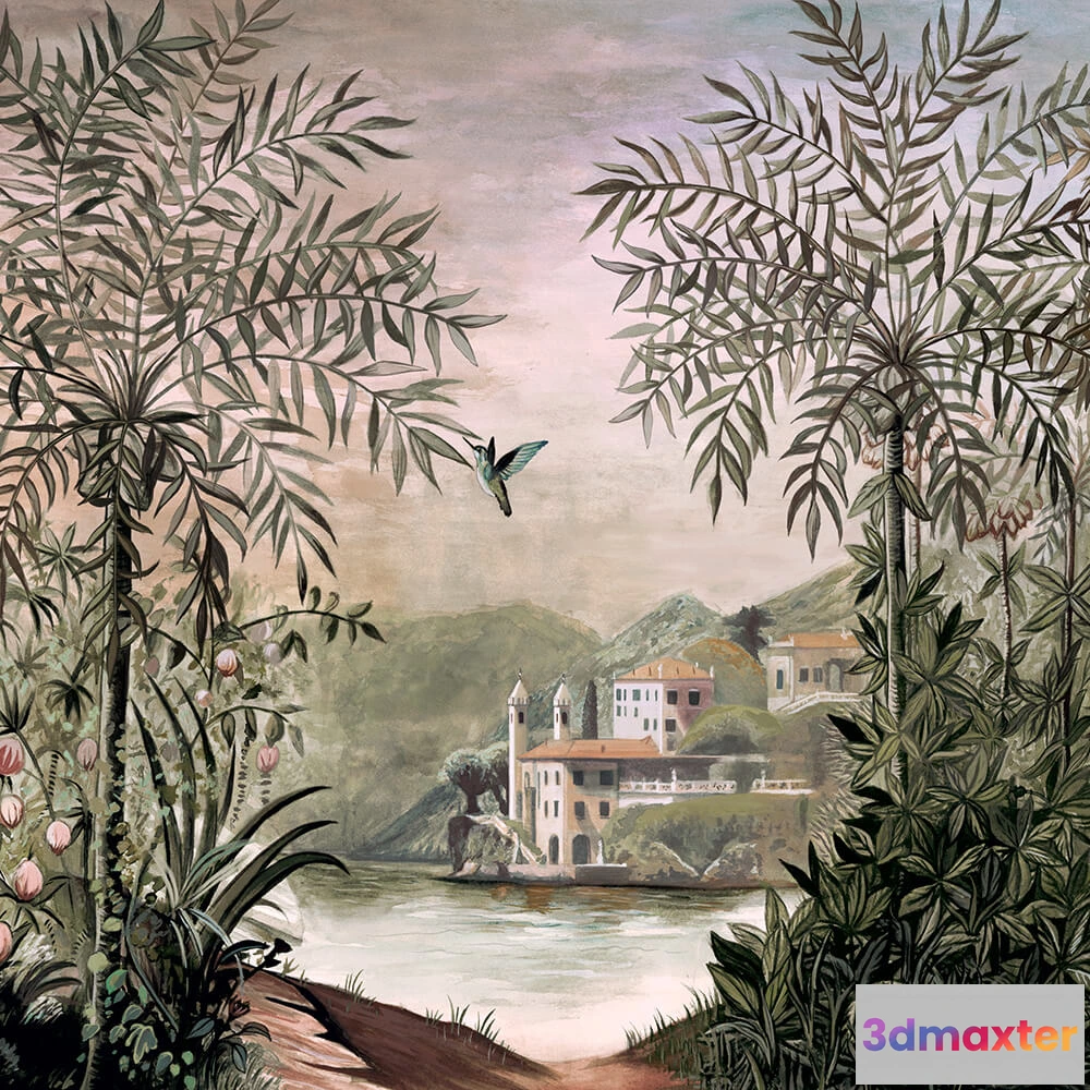 1675407 - Coordonné - Wallpaper Palazzo 3D Max