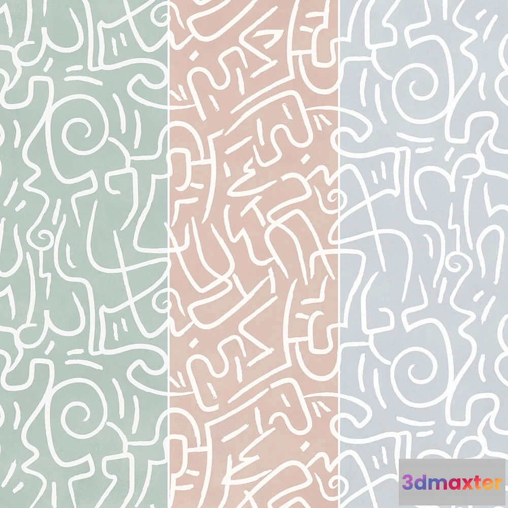 1675447 - Creativille - Wallpaper 830120 grunge curves 3D Max