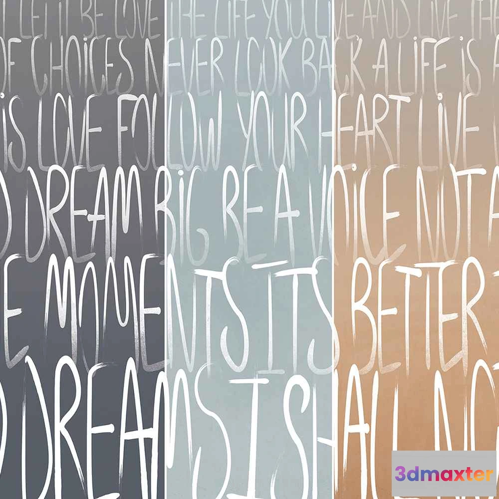 1675465 - Creativille - Wallpaper 8375 inspiring words 3D Max