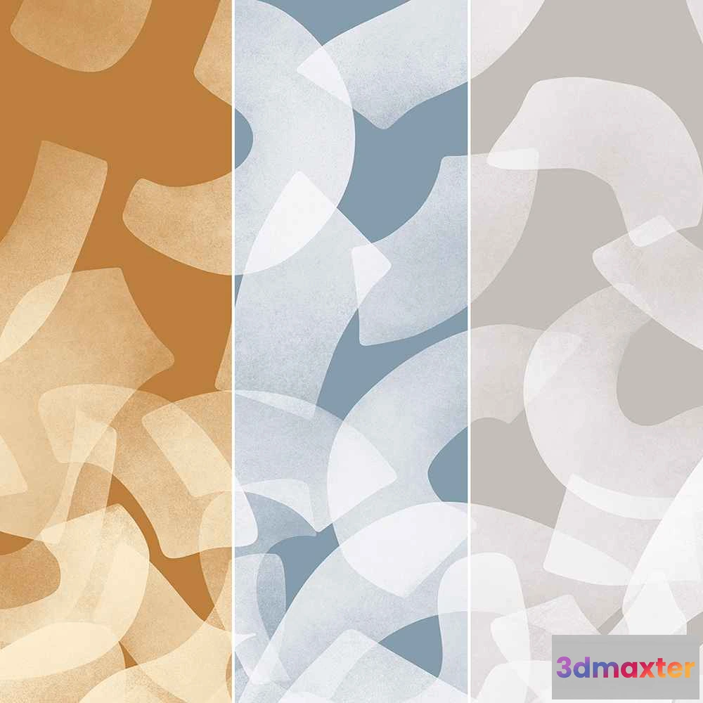 1675467 - Creativille - Wallpaper 8260 falling slices 3D Max