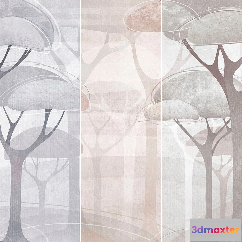 1675485 - Creativille - Wallpaper 4990 ghost trees 3D Max