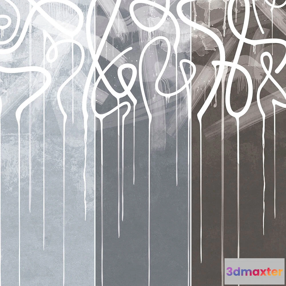 1675493 - Creativille - Wallpaper 8381 flowing lines 3D Max