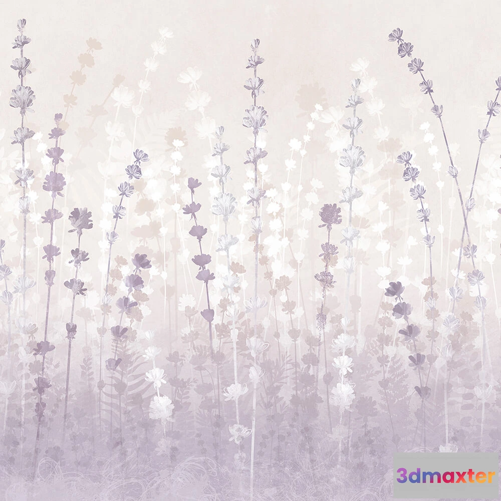 1675507 - Creativille - Wallpaper 4413 lavender 3D Max