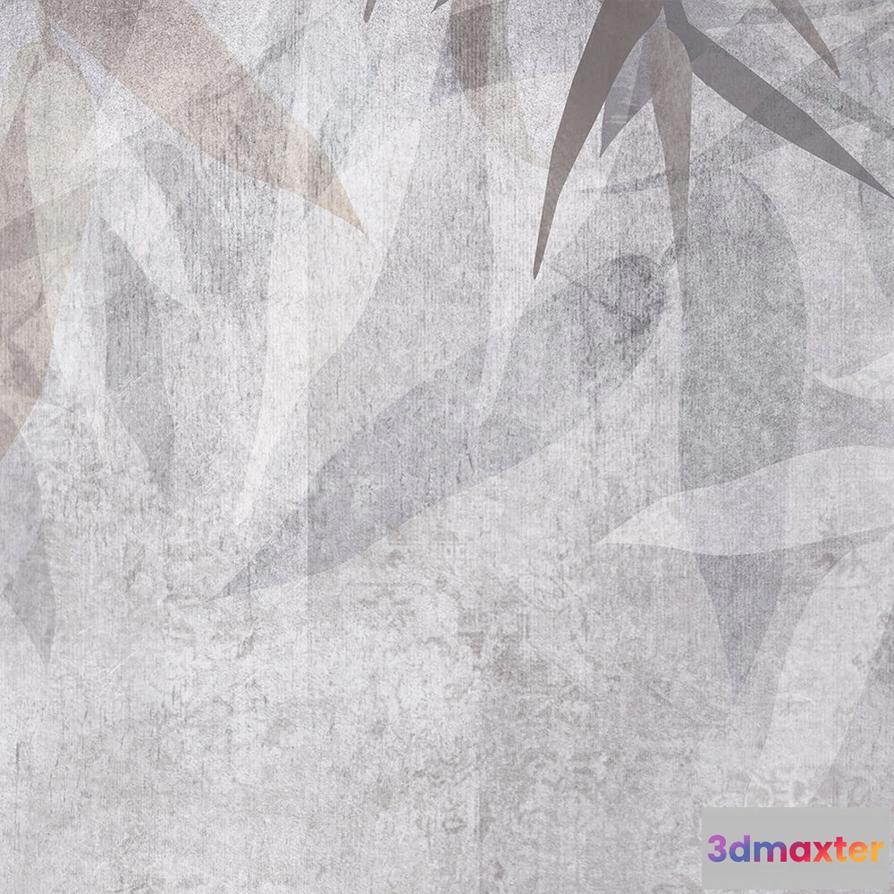 1675517 - Creativille - Wallpaper 4754 antique leaves 3D Max