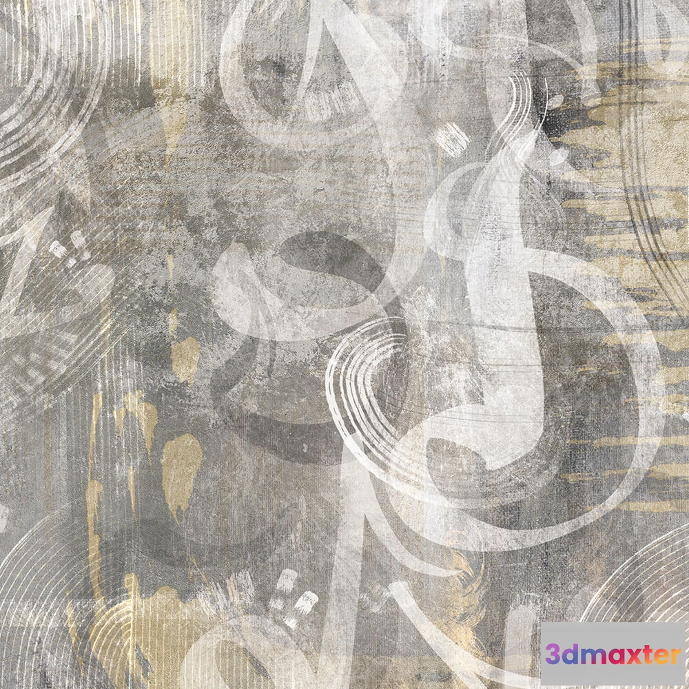 1675525 - Creativille - 8340 Calligraphic graffiti 3D Max