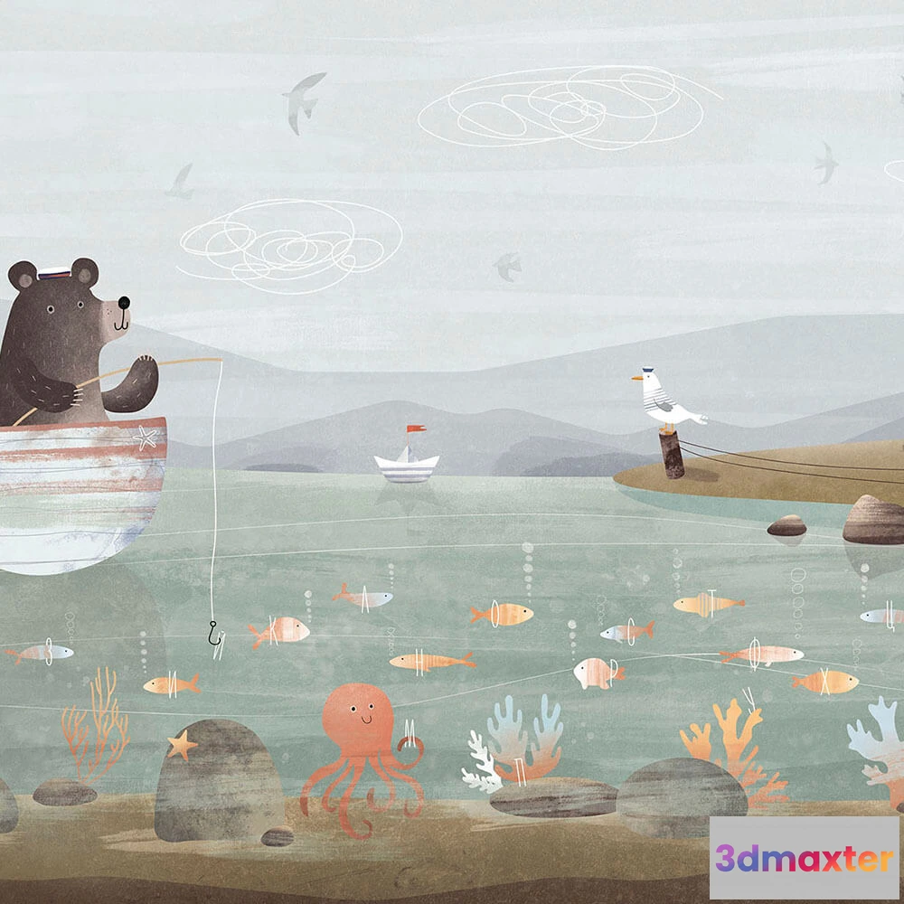 1675529 - Creativille - 2745 Funny fishing 3D Max