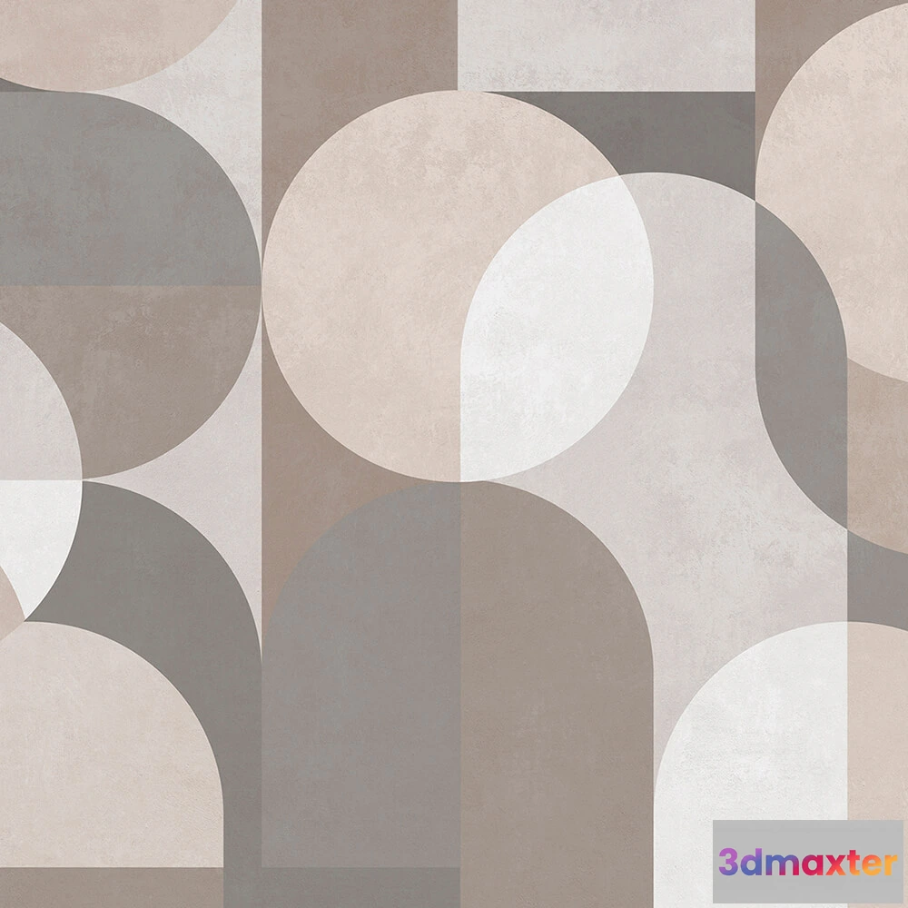 1675565 - Creativille - 8112 Contemporary circles seamless 3D Max