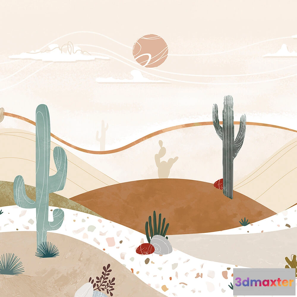 1675577 - Creativille - 2555 Desert Hills 3D Max