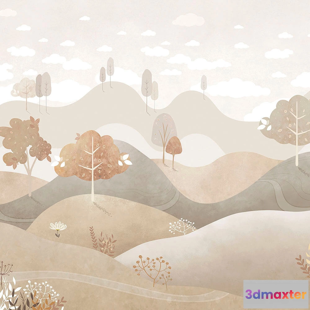 1675593 - Creativille - 2560 Landscape with hills 3D Max