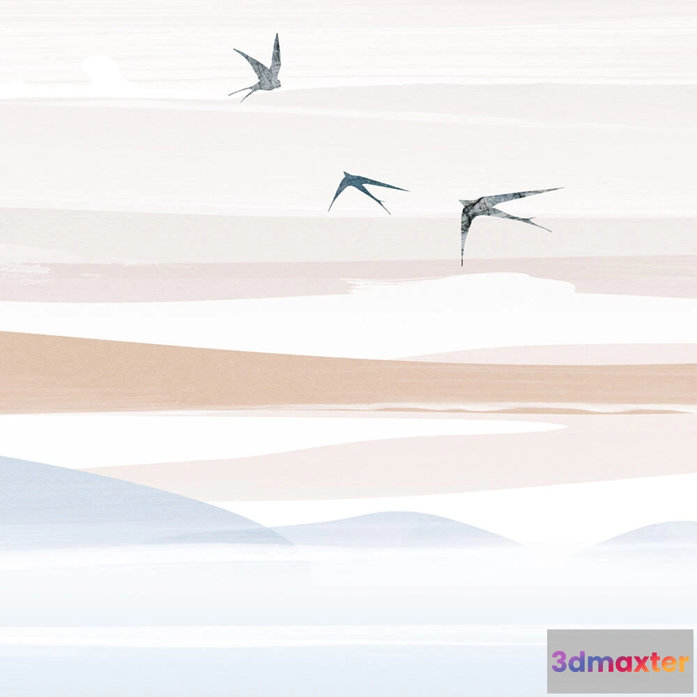 1675607 - Creativille - 2740 Seaview with birds 3D Max