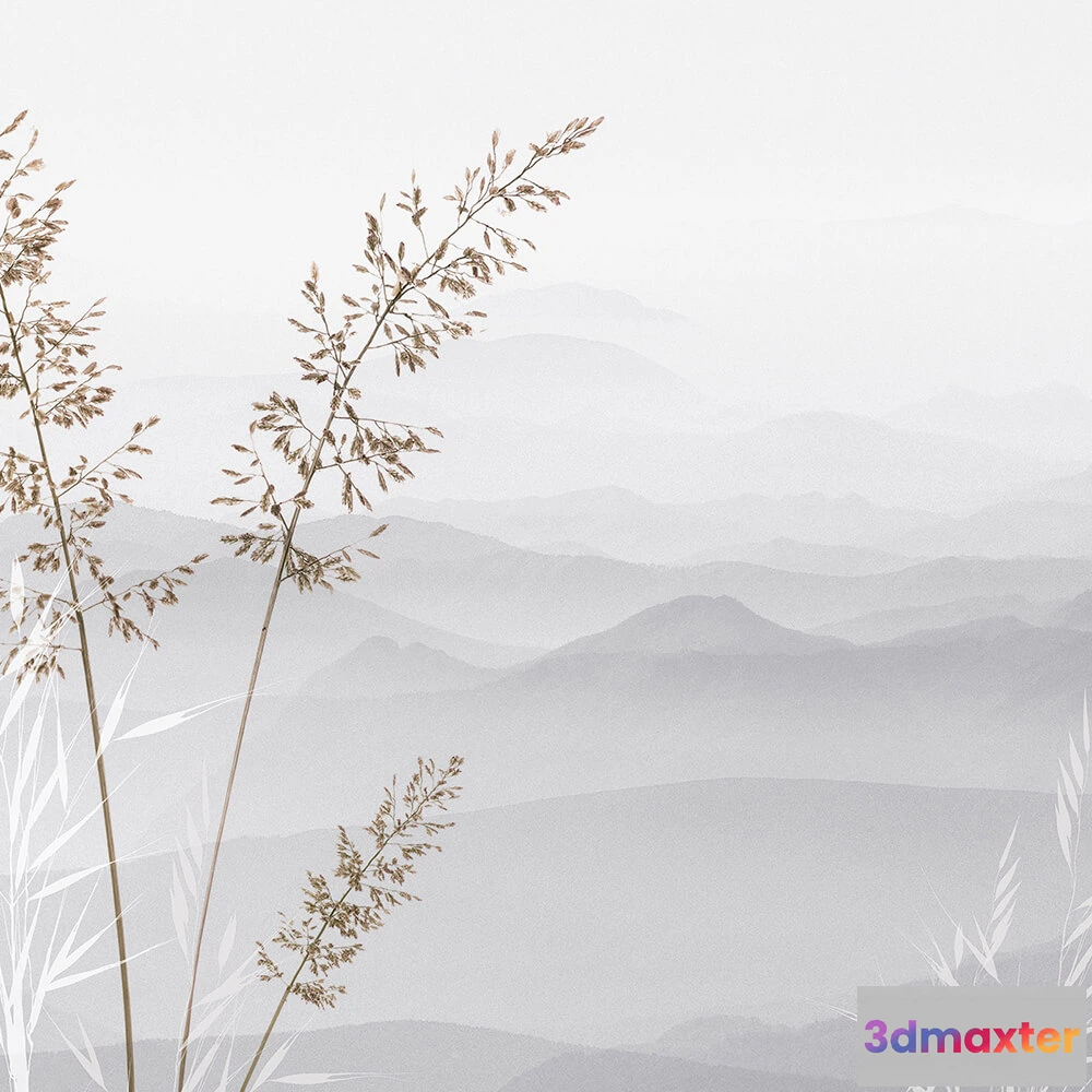 1675613 - Creativille - 4601 Grass and mountains 3D Max