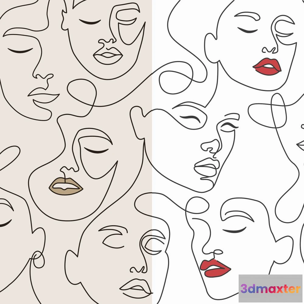 1675617 - Dress-wall - Wallpaper Picasso 3D Max