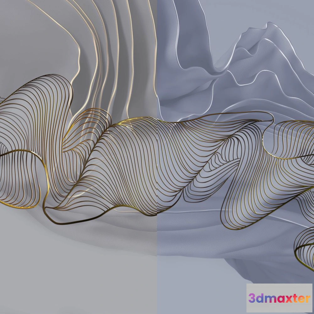 1675629 - Dress-wall - Wallpaper Vivid dreams 3D Max