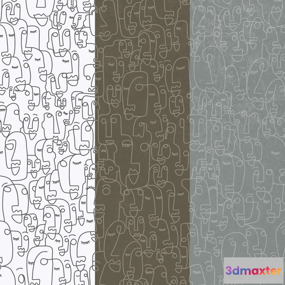 1675641 - Dress-wall - Wallpaper Artteraia 3D Max