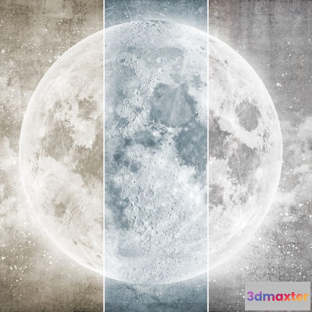 1675653 - Dress-wall - Wallpaper Full moon 3D Max