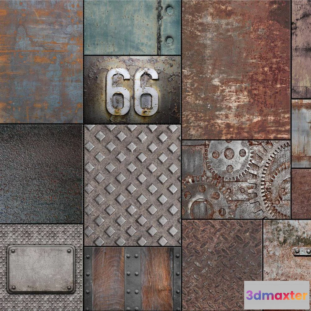 1675671 - Dress-wall - Wallpaper Steel - Brutal 3D Max