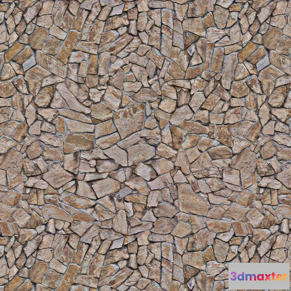 1675675 - Dress-wall - Wallpaper Stone - Booth brown 3D Max