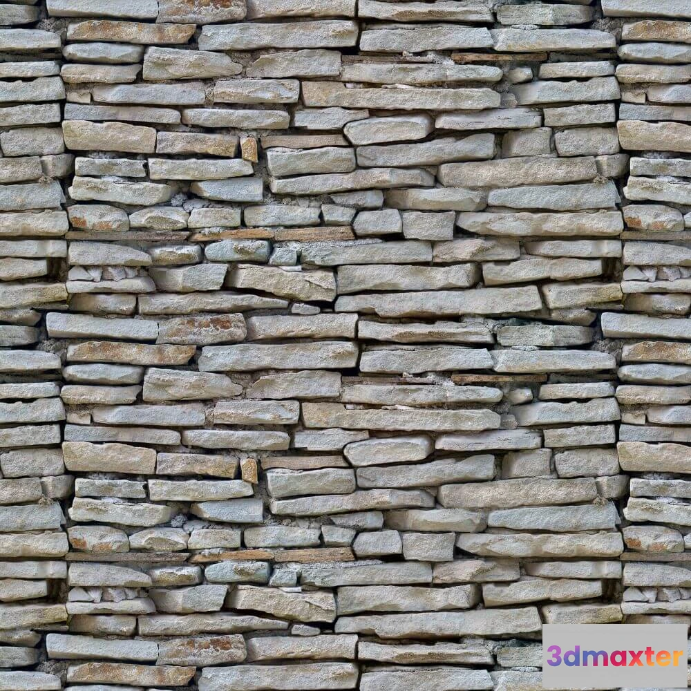 1675679 - Dress-wall - Wallpaper Stone - Booth long 3D Max